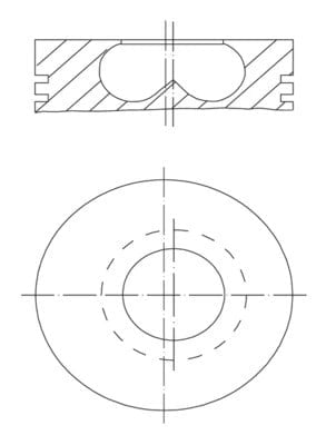 MAHLE 081 PI 00123 000 Piston Segman 11258519401 uygun fiyat hızlı kargo