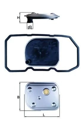 MAHLE HX 158D Şanzıman Filtresi 1693710480 uygun fiyat hızlı kargo