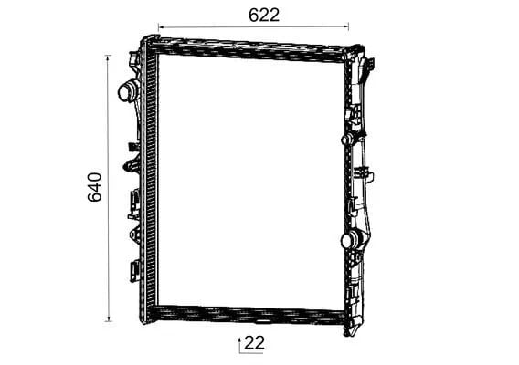 MAHLE CR2732000P Su Radyatörü 9075001200 uygun fiyat hızlı kargo