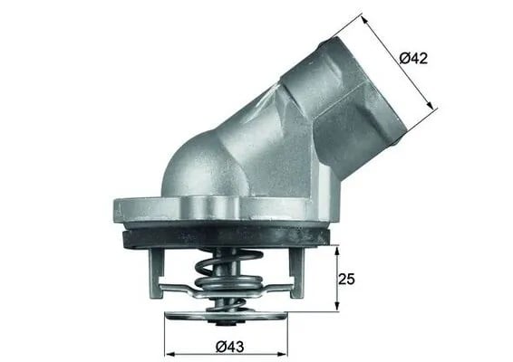 MAHLE TI 45 87D Termostat 05098918AA uygun fiyat hızlı kargo