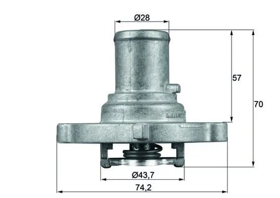 MAHLE TI 122 87D Termostat 46523118 uygun fiyat hızlı kargo