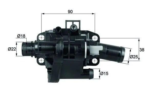 MAHLE TH 41 83 Termostat 11517805998 uygun fiyat hızlı kargo