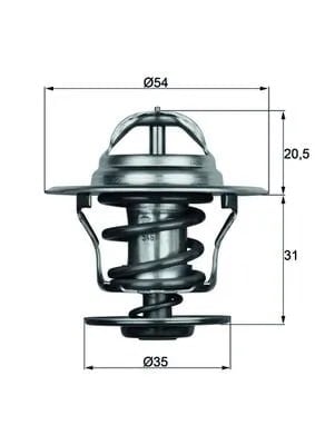 MAHLE TX 15 84D Termostat 030121113 uygun fiyat hızlı kargo
