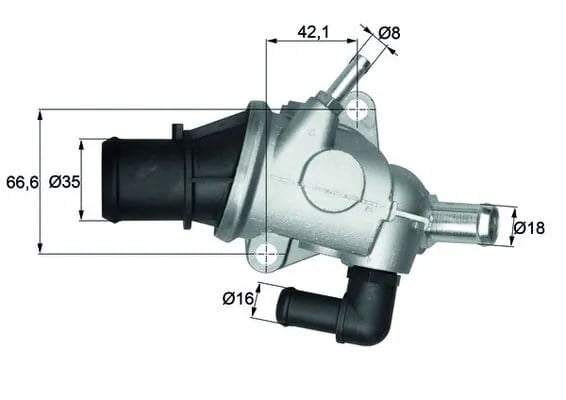 MAHLE TI 125 88 Termostat 0000060814382 uygun fiyat hızlı kargo