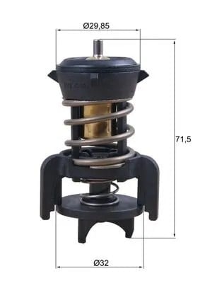 MAHLE TX 251 94D Termostat 04L121026P uygun fiyat hızlı kargo