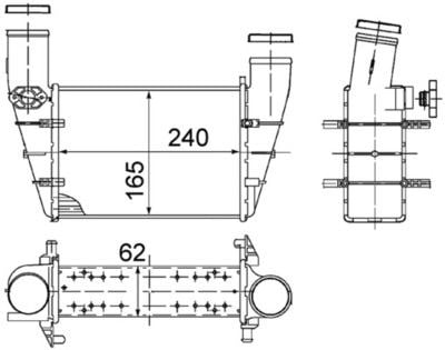 MAHLE CI130000S Turbo Radyatörü 058145805A uygun fiyat hızlı kargo