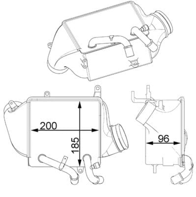 MAHLE CI 156 000P Turbo Radyatörü 2750901014 uygun fiyat hızlı kargo