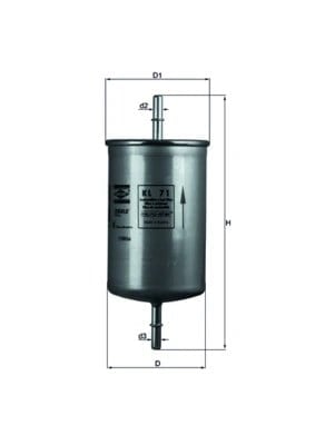 MAHLE KL 71 Yakıt Filtresi 00308179977 uygun fiyat hızlı kargo
