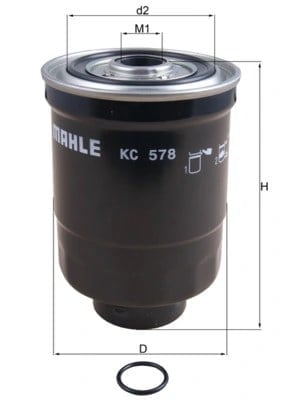 MAHLE KC 578D Yakıt Filtresi 0K60C23570 uygun fiyat hızlı kargo