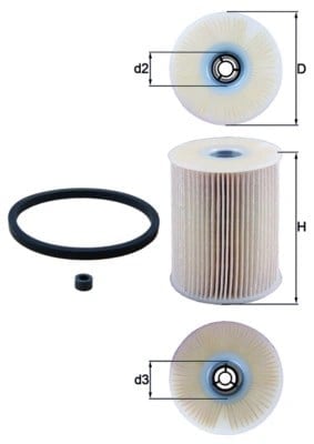 MAHLE KX 231D Yakıt Filtresi 05464656 uygun fiyat hızlı kargo