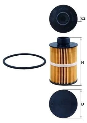 MAHLE KX 208D Yakıt Filtresi 0077362340 uygun fiyat hızlı kargo