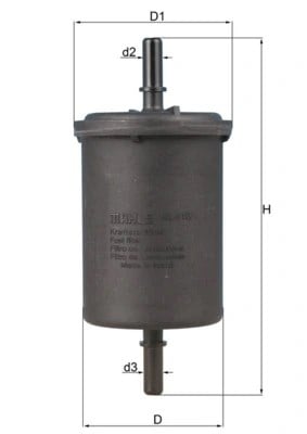 MAHLE KL 416 1 Yakıt Filtresi 1640000QAA uygun fiyat hızlı kargo