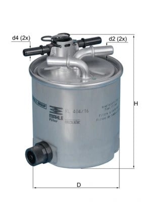 MAHLE KL 404 16 Yakıt Filtresi 1541084A51 uygun fiyat hızlı kargo