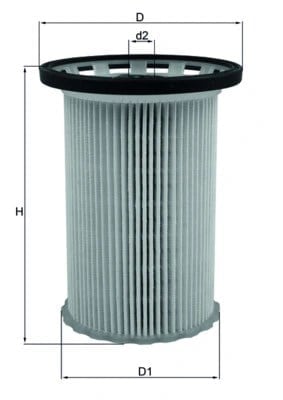 MAHLE KX 341 Yakıt Filtresi 7P6127177 uygun fiyat hızlı kargo