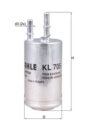 MAHLE KL 705 Yakıt Filtresi 00000000031355412 uygun fiyat hızlı kargo