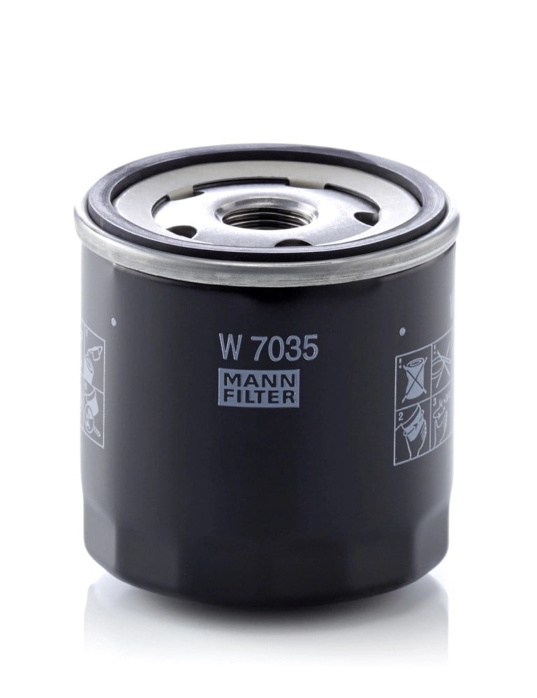 MANN W7035 Yağ Filtresi 00K04105409AE uygun fiyat hızlı kargo