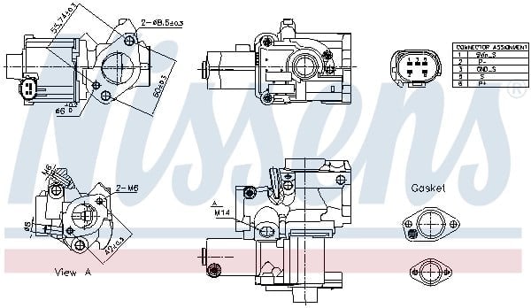NISSENS 98199 EGR Valfi 059131501C uygun fiyat hızlı kargo