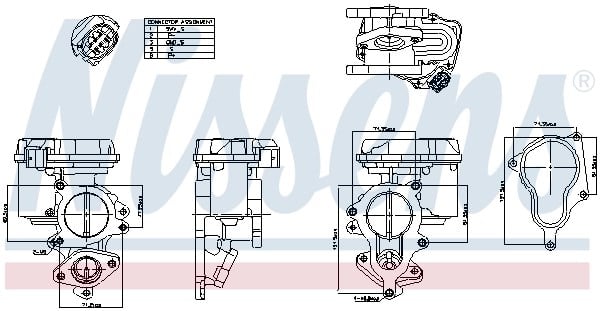 NISSENS 98156 EGR Valfi 03G131501B uygun fiyat hızlı kargo