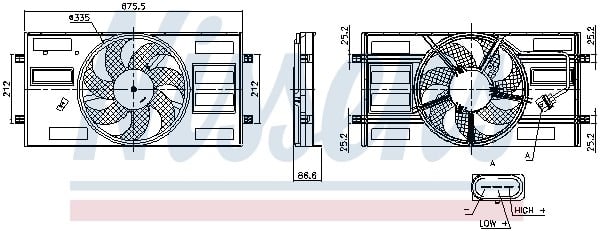 NISSENS 850148 Fan Motoru 2Q0121203 uygun fiyat hızlı kargo