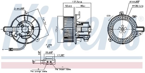 NISSENS 87871 Kalorifer Fan Motoru 2Q1820021A uygun fiyat hızlı kargo