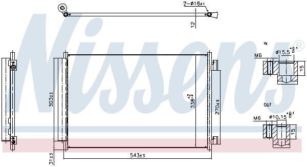 NISSENS 940969 Klima Radyatörü 52139794 uygun fiyat hızlı kargo