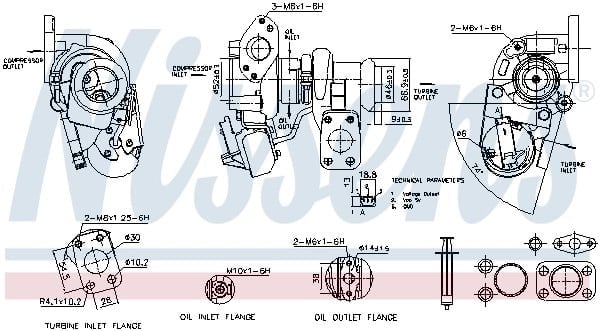 NISSENS 93559 Turbo 1631887280 uygun fiyat hızlı kargo