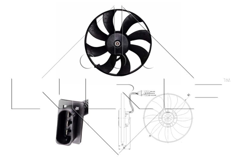 NRF 47410 Fan Motoru 6Q0959455N uygun fiyat hızlı kargo