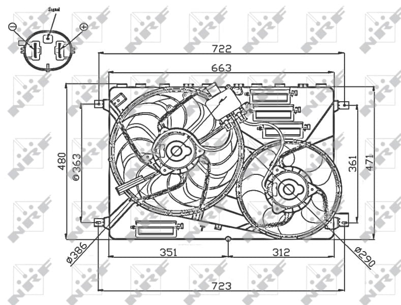 NRF 47756 Fan Motoru LR002660 uygun fiyat hızlı kargo