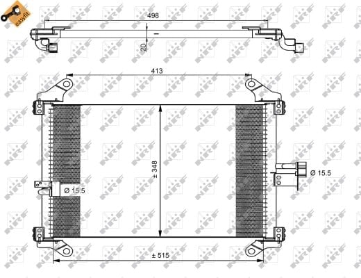 NRF 35494 Klima Radyatörü 1312857080 uygun fiyat hızlı kargo