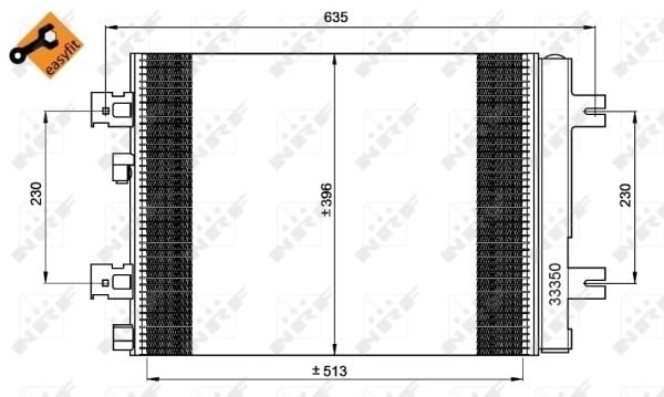 NRF 35947 Klima Radyatörü 8200741257 uygun fiyat hızlı kargo