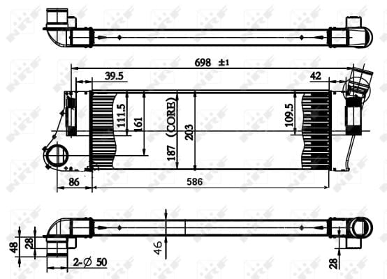 NRF 30899 Turbo Radyatörü 8200115540 uygun fiyat hızlı kargo