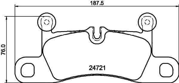 PAGID HELLA 8DB355015101 Fren Balatası 7P0698451 uygun fiyat hızlı kargo