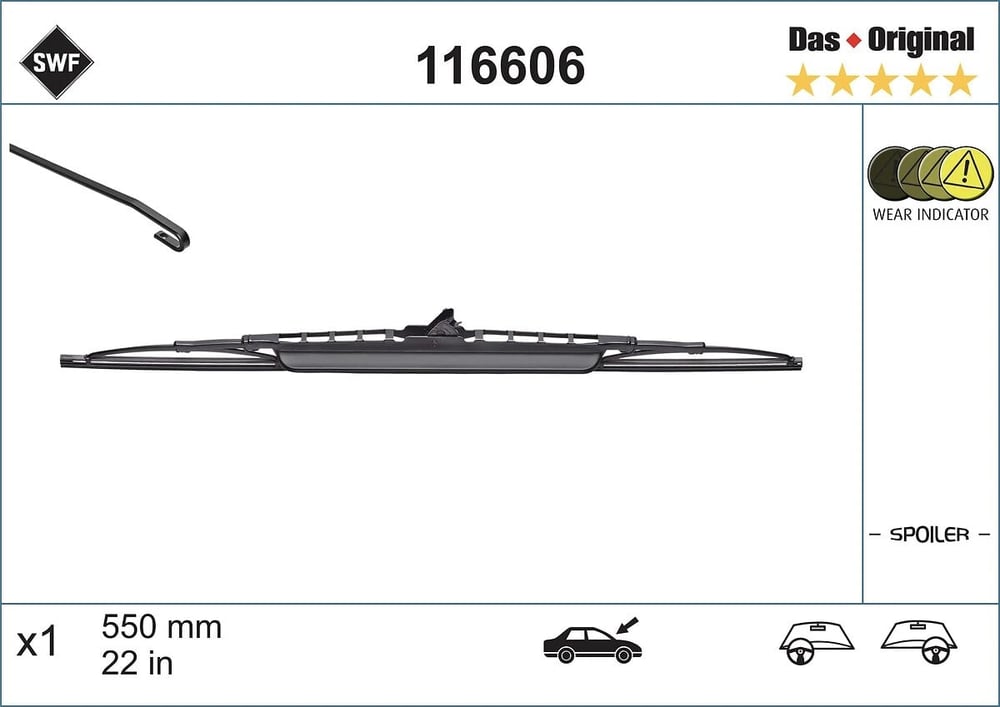SWF 116606 Silecek 5Z0998002C uygun fiyat hızlı kargo
