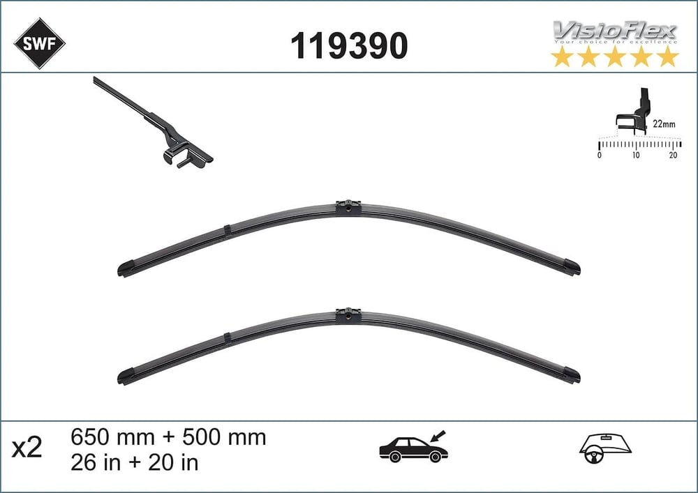 SWF 119390 Silecek 30699635 uygun fiyat hızlı kargo