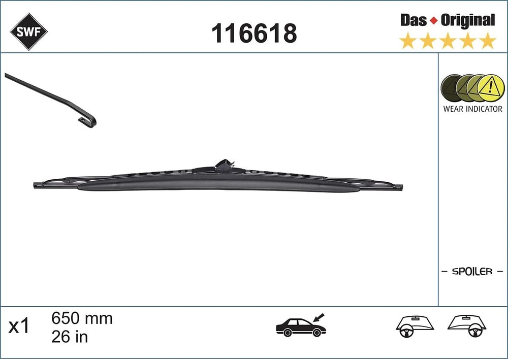 SWF 116618 Silecek 1611345480 uygun fiyat hızlı kargo