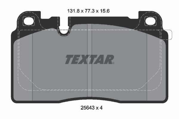 TEXTAR 2564302 Fren Balatası 8R0698151K uygun fiyat hızlı kargo