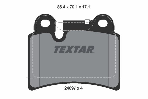 TEXTAR 2409701 Fren Balatası 7L6698451B uygun fiyat hızlı kargo