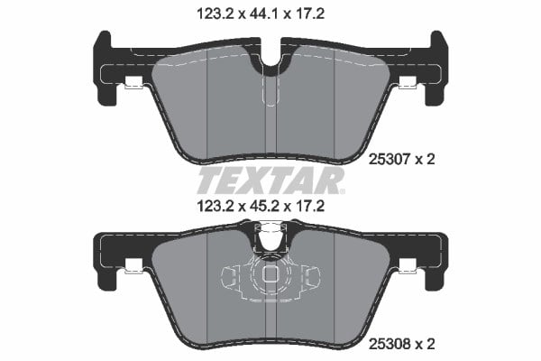 TEXTAR 2530701 Fren Balatası 2464312 uygun fiyat hızlı kargo
