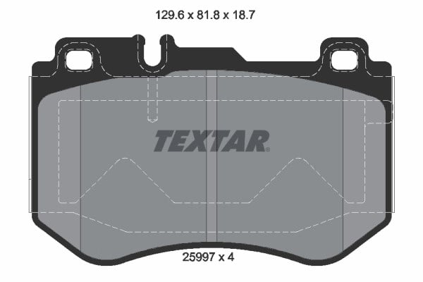 TEXTAR 2599701 Fren Balatası 0004209503 uygun fiyat hızlı kargo