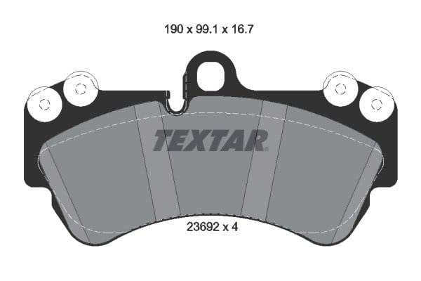 TEXTAR 2369202 Fren Balatası 7L0698151Q uygun fiyat hızlı kargo
