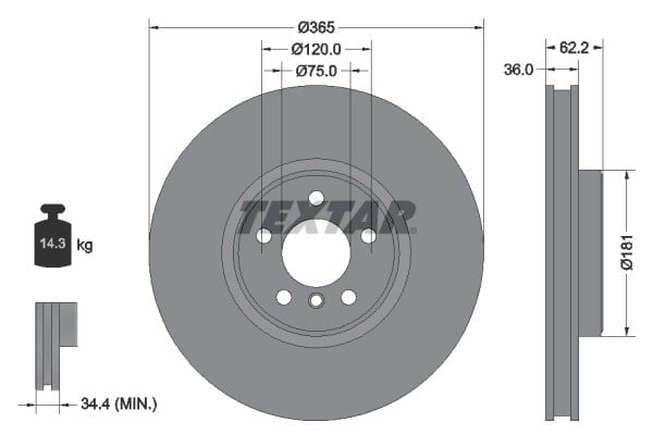 TEXTAR 92161005 Fren Diski 34116771982 uygun fiyat hızlı kargo