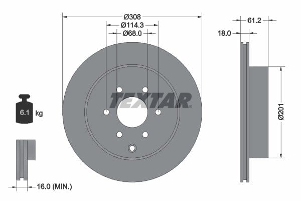 TEXTAR 92296403 Fren Diski 432065XA0A uygun fiyat hızlı kargo