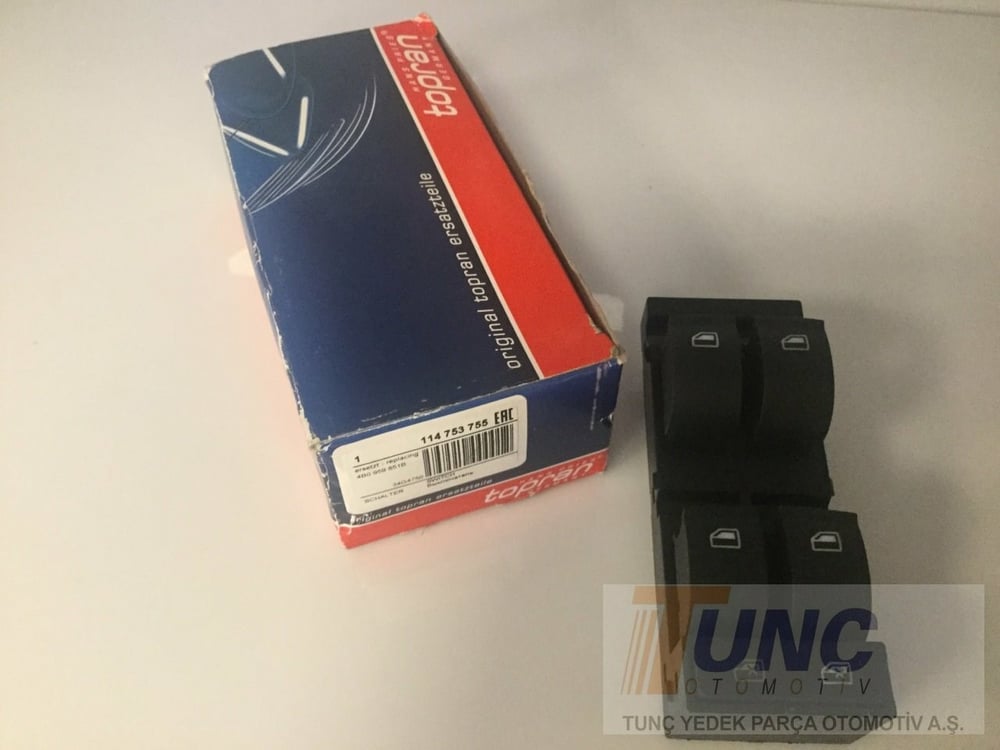 TOPRAN 114753 Cam Açma Tuşu 4B0959851B4PK uygun fiyat hızlı kargo