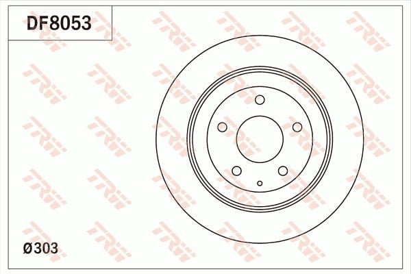 TRW DF8053 Fren Diski K011 26 251A uygun fiyat hızlı kargo