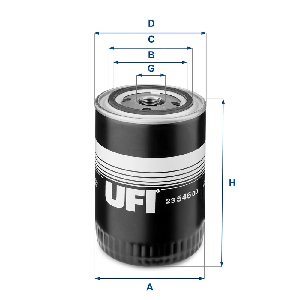 UFI 23 546 00 Yağ Filtresi 1109 AF uygun fiyat hızlı kargo