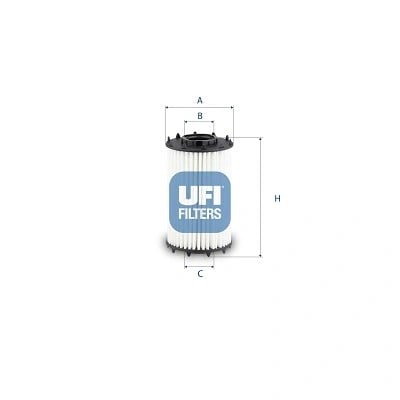 UFI 2525900 Yağ Filtresi 06M198405F uygun fiyat hızlı kargo