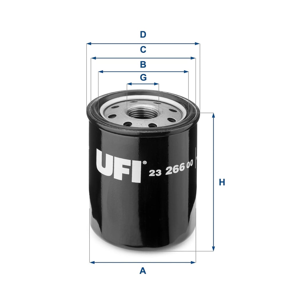 UFI 23 266 00 Yağ Filtresi 15208 53J00 uygun fiyat hızlı kargo