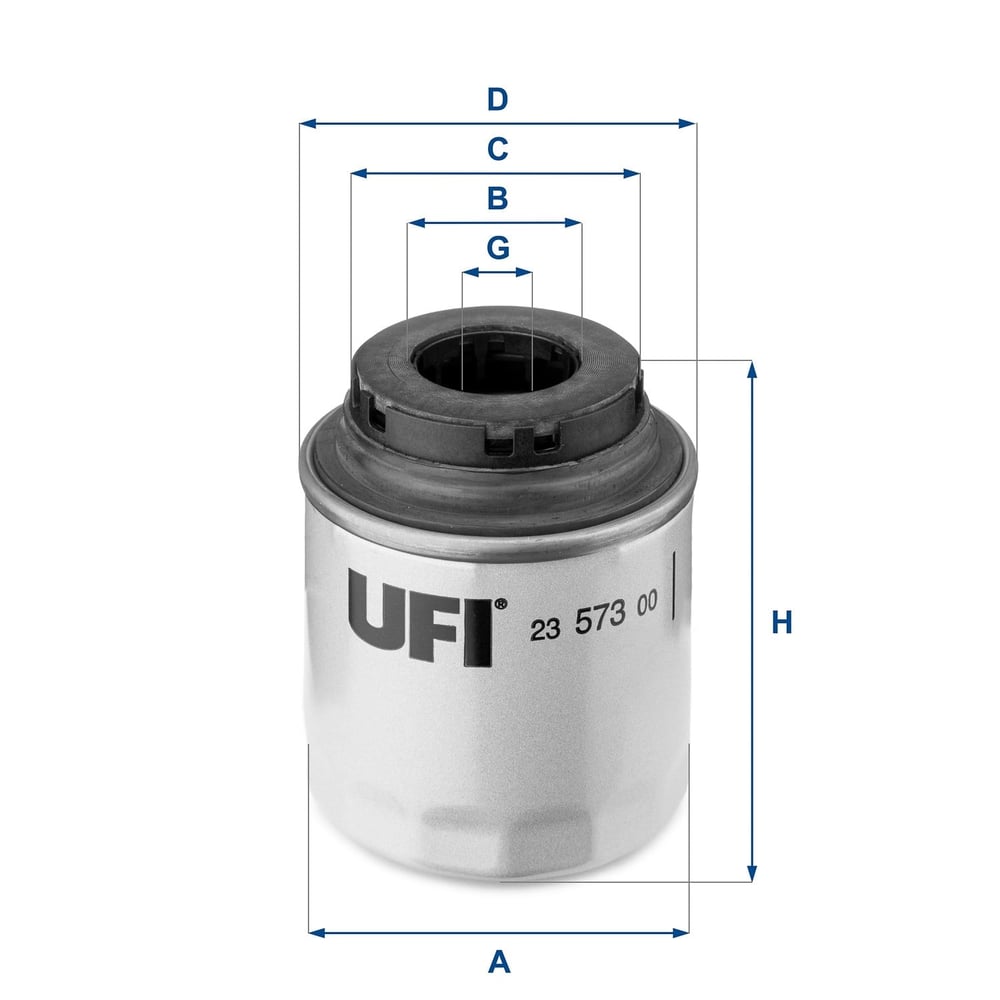 UFI 2357300 Yağ Filtresi 03C115561D uygun fiyat hızlı kargo