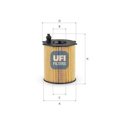 UFI 25 037 00 Yağ Filtresi 1109 AY uygun fiyat hızlı kargo