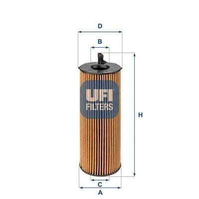 UFI 25 068 00 Yağ Filtresi 057115561L uygun fiyat hızlı kargo